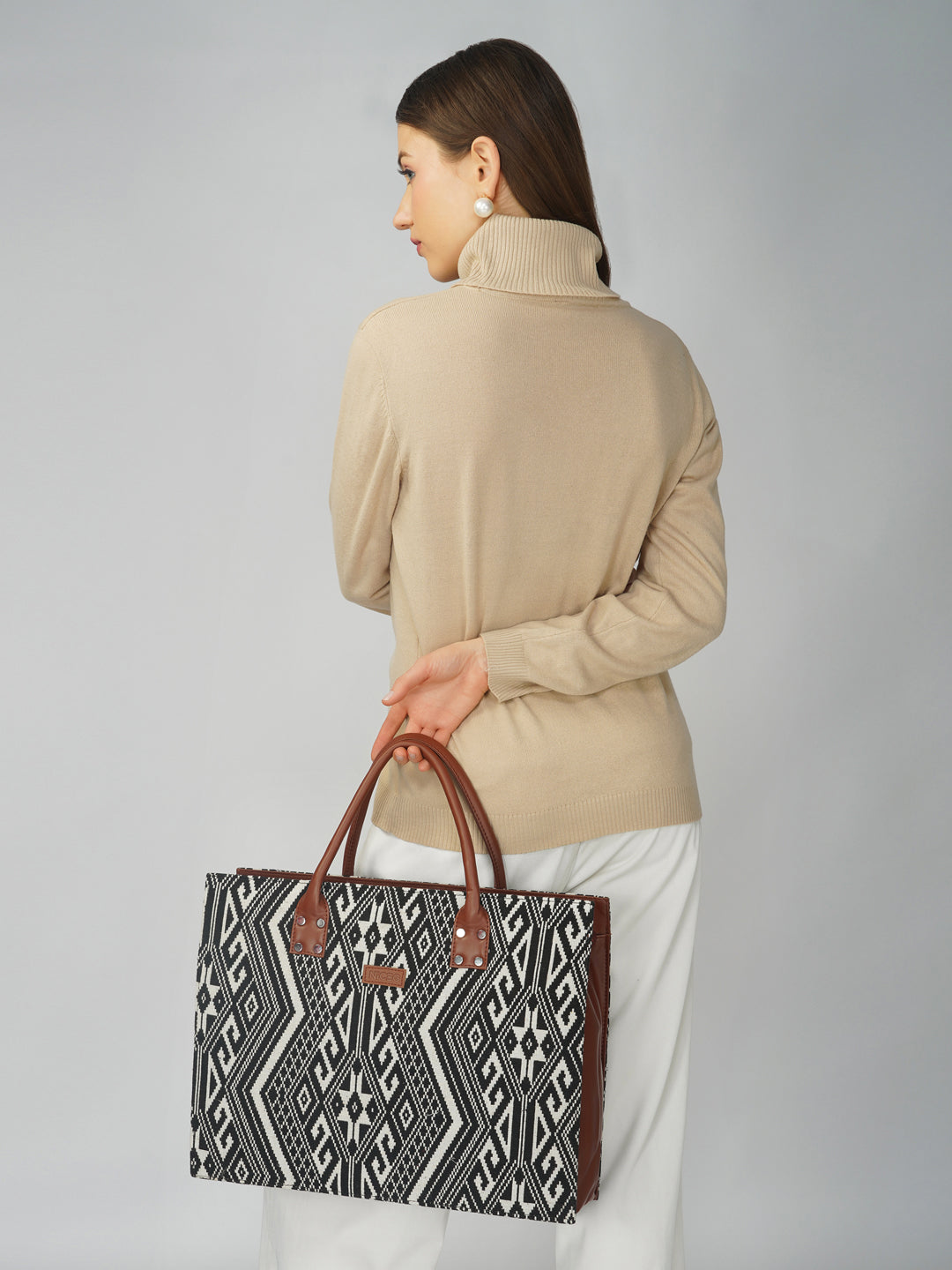 NiceG Black Cherry Tote Bags For Women & Girls